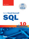 Sams Teach Yourself SQL in 10 Minutes (eBook)
